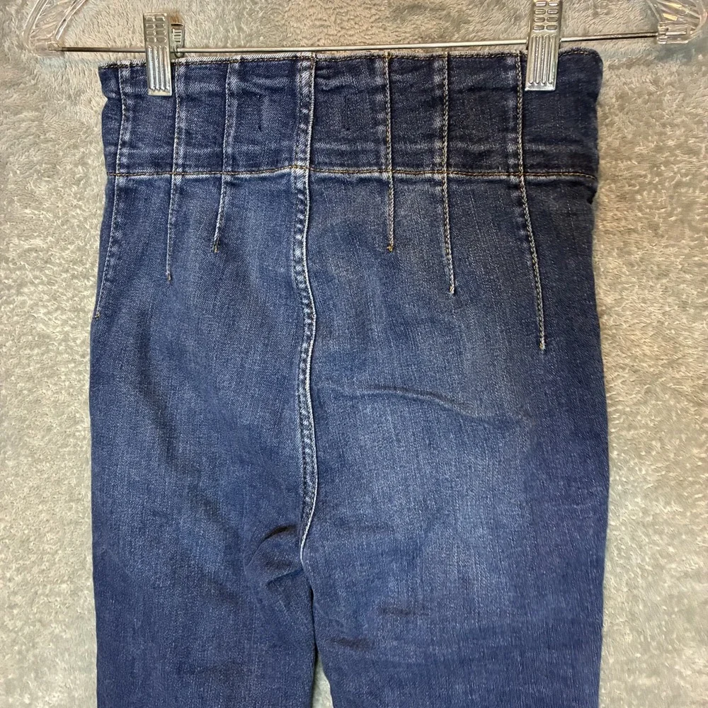 Free People We The Free Jayde Flare Jeans 24* Boho Festival Concert Retro Hippie